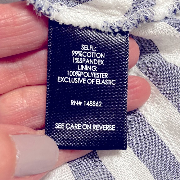 Torrid Stripped Midi Peplum Tank Top - Picture 9 of 12